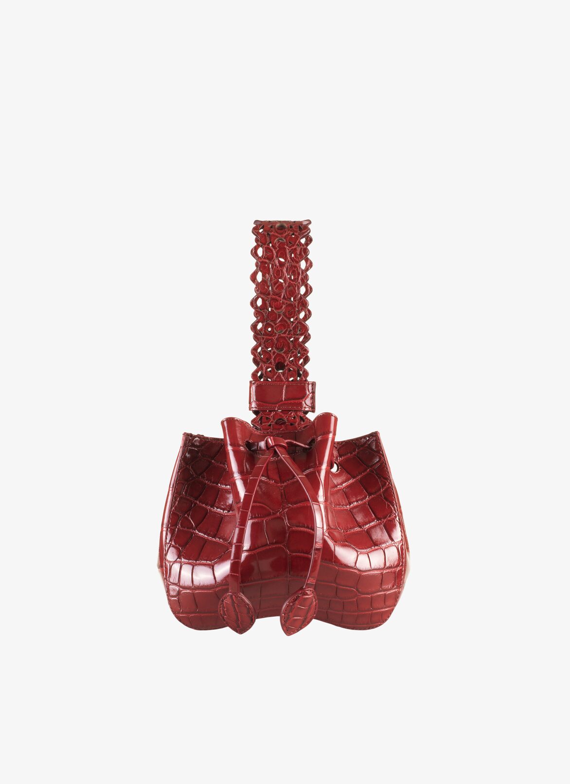 ROSEMARIE MINI ALLIGATOR MIL.VIENNE STRA BORDEAUX ALAÏA  ROSEMARIE MINI ALLIGATOR MIL.VIENNE STRA BORDEAUX BORDEAUX